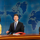 Cecily Strong, Colin Jost, and Michael Che on SNL